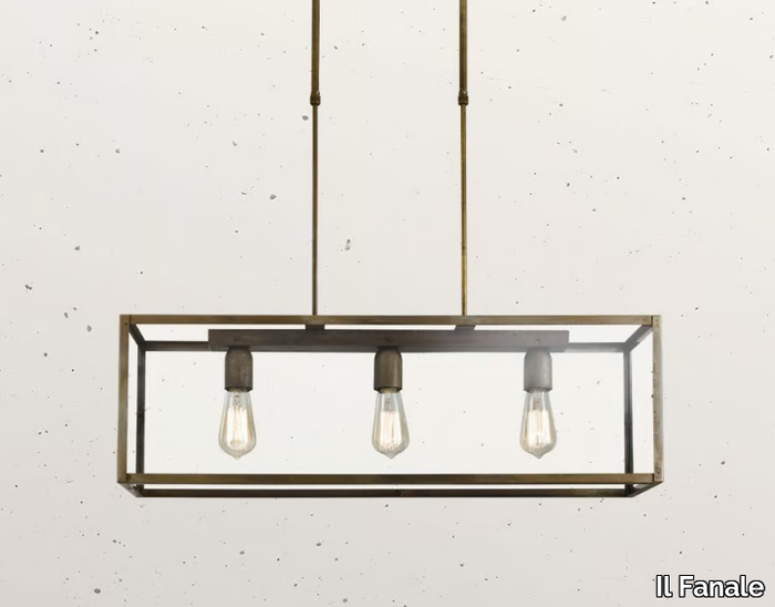 LONDON 205.04 - Iron pendant lamp _ Il Fanale