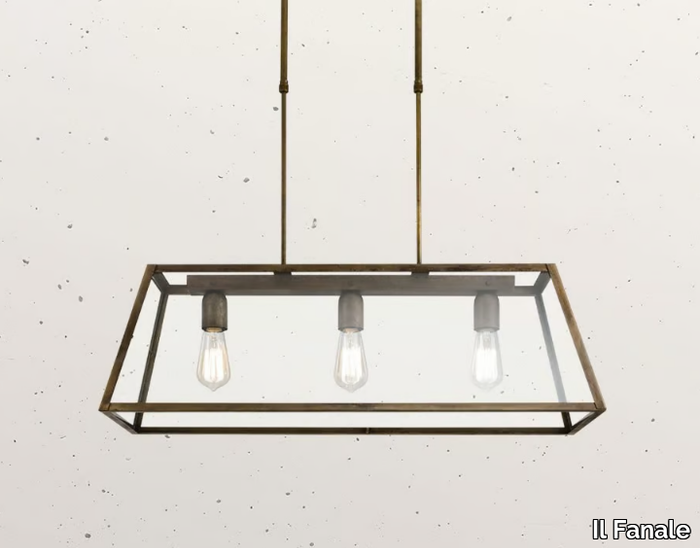 LONDON 205.24 - Iron pendant lamp _ Il Fanale