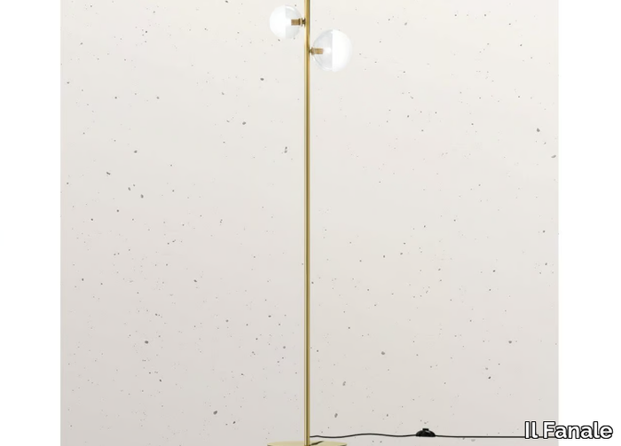 MOLECOLA 275.11 - Brass floor lamp _ Il Fanale