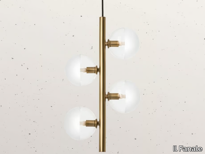 MOLECOLA 275.13 - Brass pendant lamp _ Il Fanale