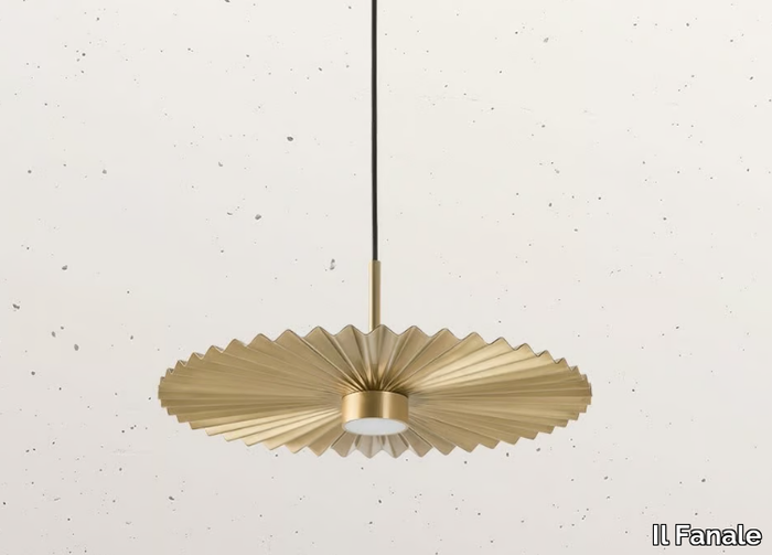 PLIE’ 284.01 - LED brass pendant lamp _ Il Fanale