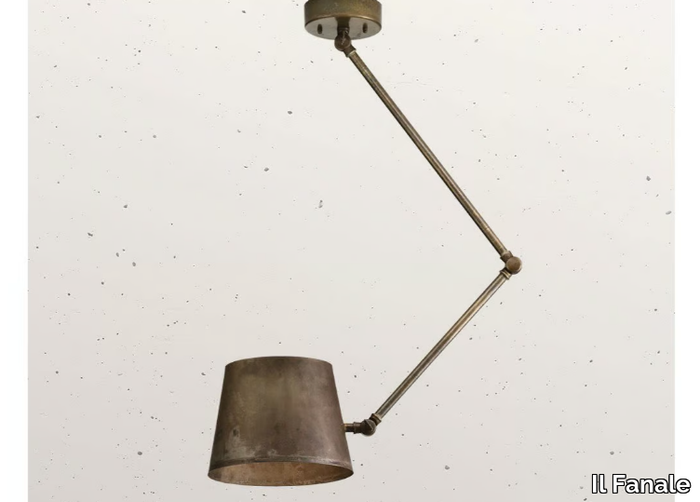 REPORTER 271.01 - Swivel metal pendant lamp _ Il Fanale