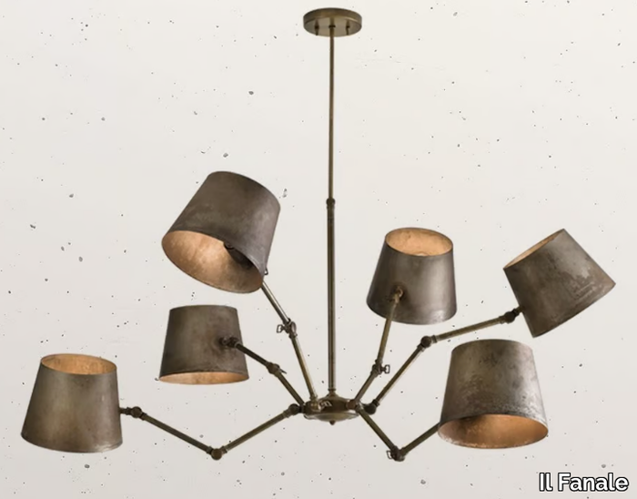 REPORTER 271.04 - Swivel metal pendant lamp _ Il Fanale