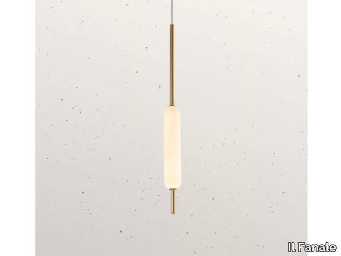 TYPHA 285.01 - LED brass pendant lamp _ Il Fanale