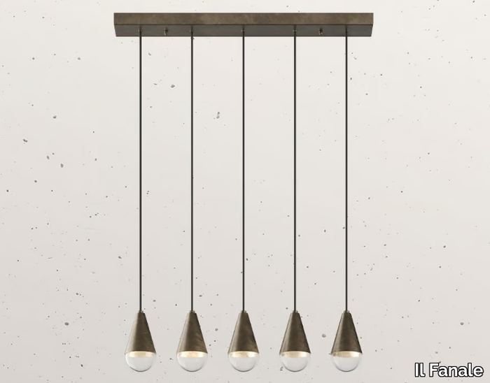 DEW 289.11 - LED iron pendant lamp _ Il Fanale