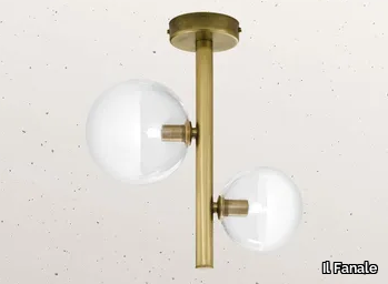 MOLECOLA 275.04 - Brass ceiling lamp _ Il Fanale