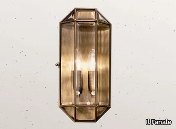 RILEGATO 401.00.80 - Brass and glass wall light _ Il Fanale