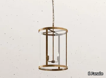 LONDON 205.35 - Iron pendant lamp _ Il Fanale