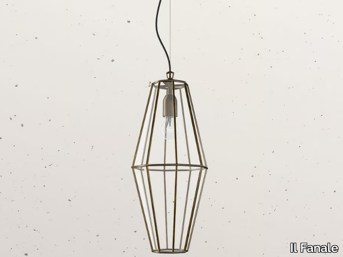 RILEGATO MEDINA OE - LED brass pendant lamp _ Il Fanale