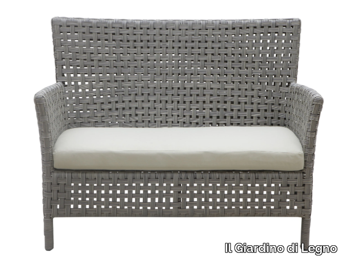 ARGALI - 2 seater synthetic fibre garden sofa _ Il Giardino di Legno