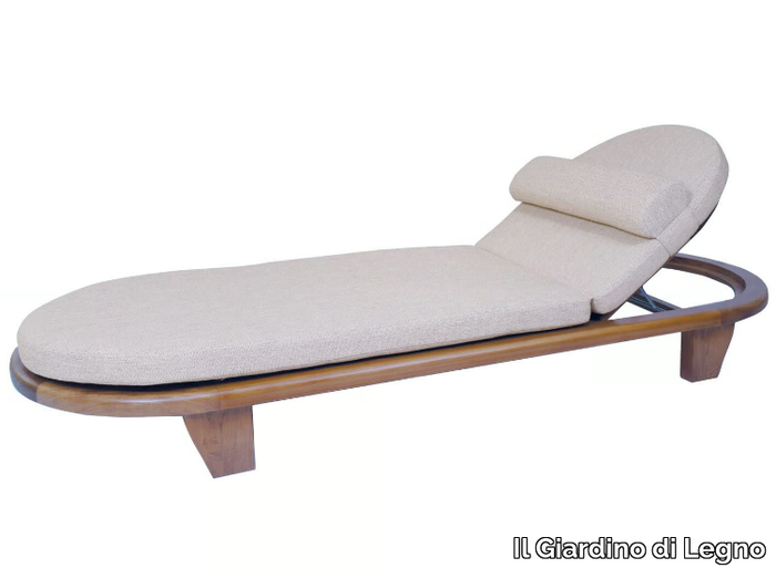 OUTLINE - Teak sun lounger _ Il Giardino di Legno