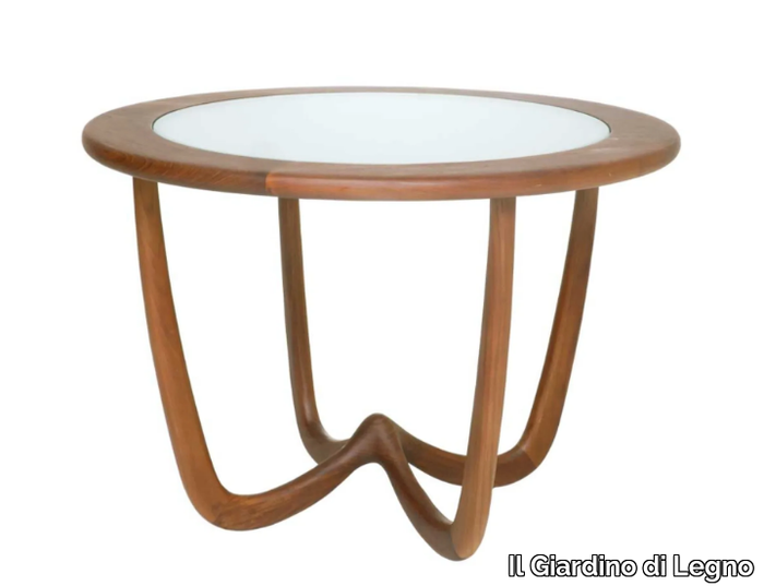 NANTO - Round teak coffee table _ Il Giardino di Legno