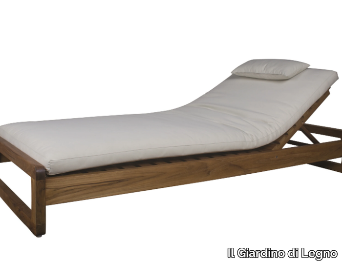 DUAL - Recliner teak sun lounger _ Il Giardino di Legno