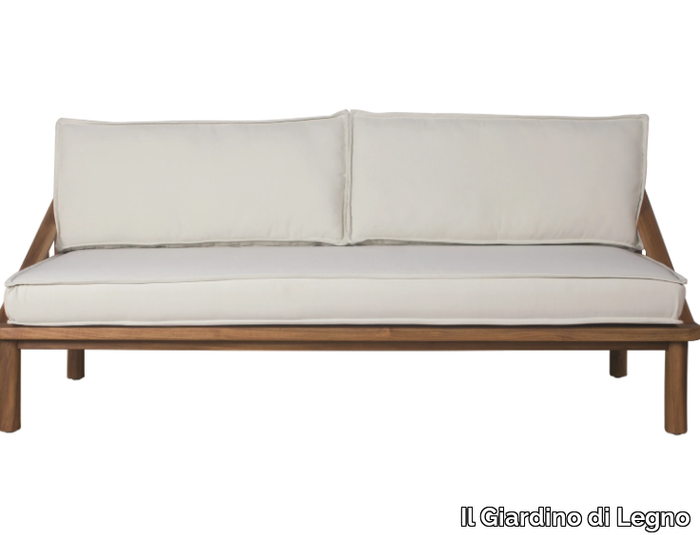 RING - 2 seater fabric garden sofa _ Il Giardino di Legno