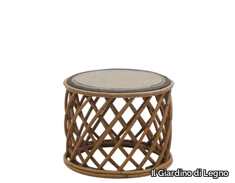 ALICE - Round rattan coffee table _ Il Giardino di Legno