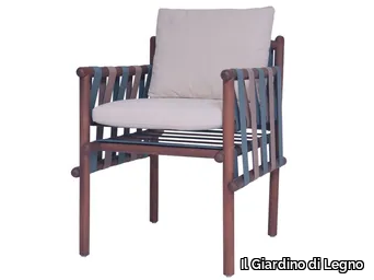 LIGNES - Garden teak easy chair _ Il Giardino di Legno