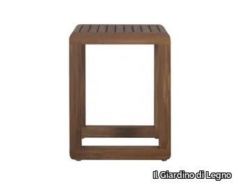 DUAL - Square teak coffee table _ Il Giardino di Legno