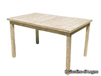 WHITE SAND - Wooden table _ Il Giardino di Legno