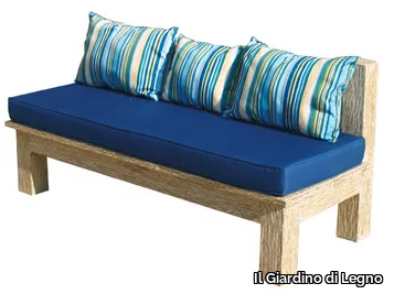 WHITE SAND - Wooden garden bench _ Il Giardino di Legno