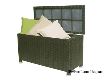 VICKY - Garden bench with storage space _ Il Giardino di Legno