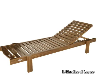 LOS ROQUES - Recliner wooden sun lounger _ Il Giardino di Legno