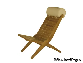 SAVANA - Folding teak deck chair _ Il Giardino di Legno