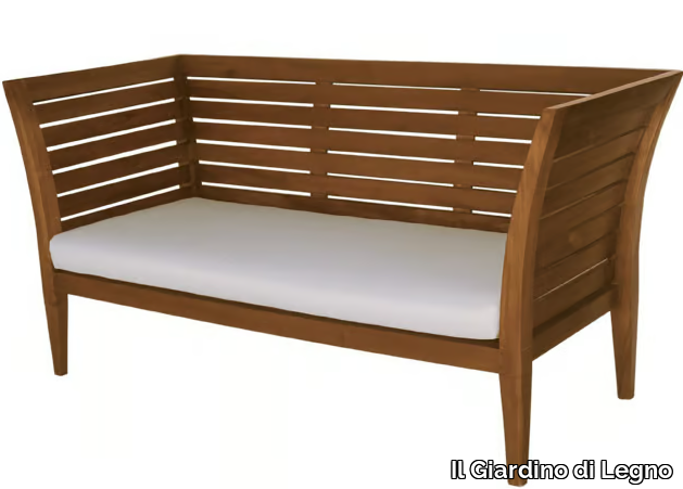 GEORGETOWN - 3 seater wooden garden sofa _ Il Giardino di Legno