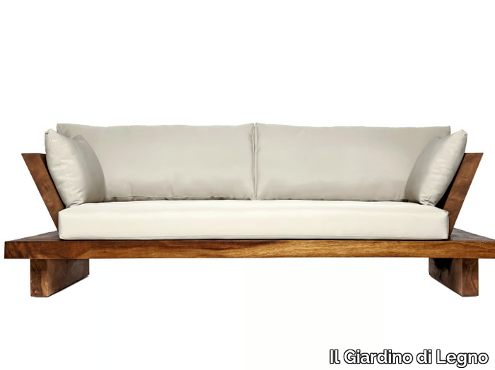 SUAR - Solid wood garden sofa _ Il Giardino di Legno