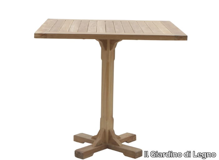 REGISTA - Square teak garden table _ Il Giardino di Legno