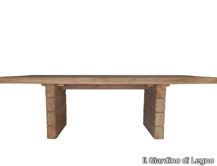 STRATOS - Teak garden table _ Il Giardino di Legno