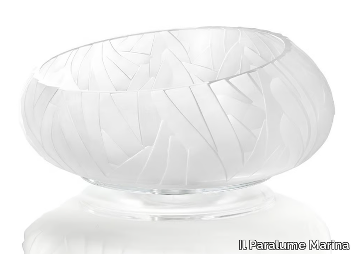 BA816 - Countertop round crystal washbasin _ Il Paralume Marina