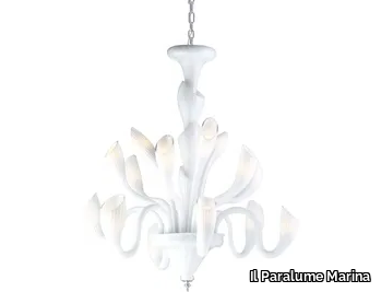 1965/CH15 - LED Murano glass chandelier _ Il Paralume Marina