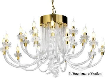 2251CH20 - LED Murano glass chandelier _ Il Paralume Marina