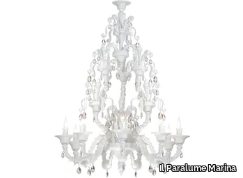 2035CH9 - LED Murano glass chandelier _ Il Paralume Marina