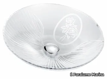 BA783 - Round countertop single crystal washbasin _ Il Paralume Marina