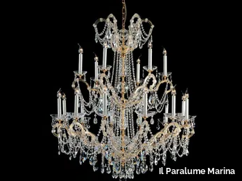 L770/12+6 - LED crystal chandelier _ Il Paralume Marina