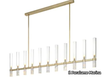 2173/RETT/CH11+11 - LED brass ceiling lamp _ Il Paralume Marina