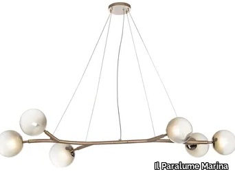 2248/CH6 - LED Murano glass pendant lamp _ Il Paralume Marina