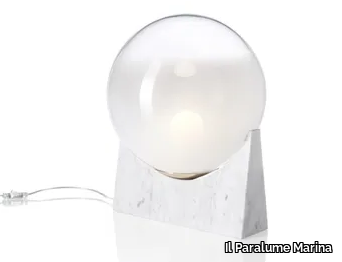 2253/T - LED Carrara marble table lamp _ Il Paralume Marina