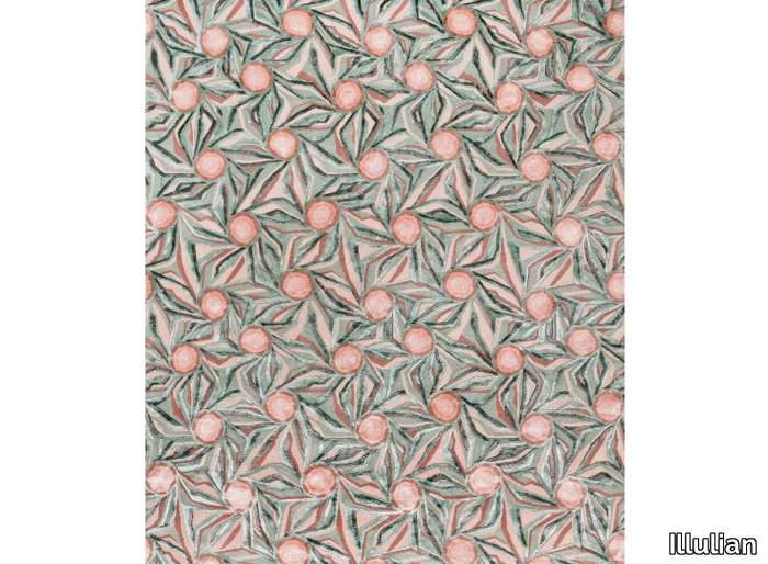 COCARDE - Rug in Himalayan wool, silk and vegetable colors _ Illulian