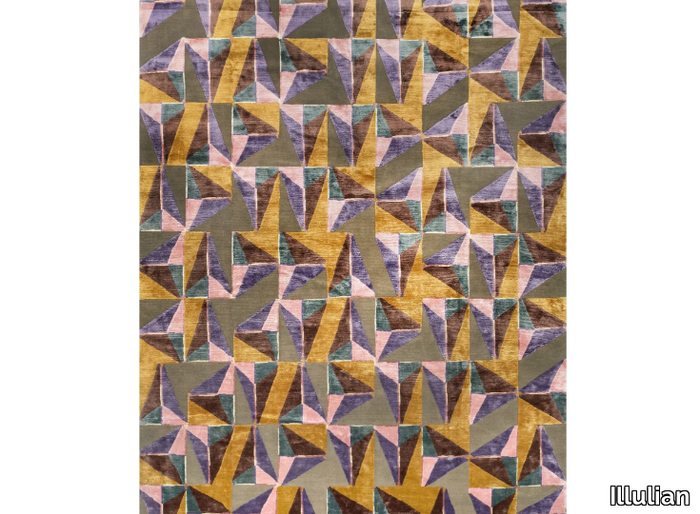 COSTELLAZIONI III - Rug in Himalayan wool, silk and vegetable colors _ Illulian