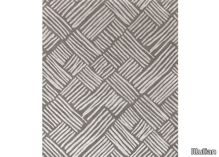 FLAIR VERS. A - Himalayan wool, pure silk and vegetable colors rug _ Illulian