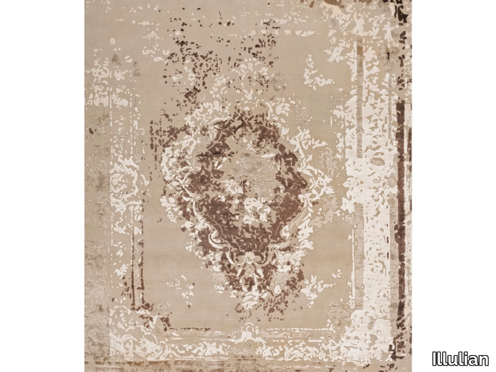 SHAHRAZAD - Rug in Himalayan wool, pure silk and vegetable colours _ Illulian