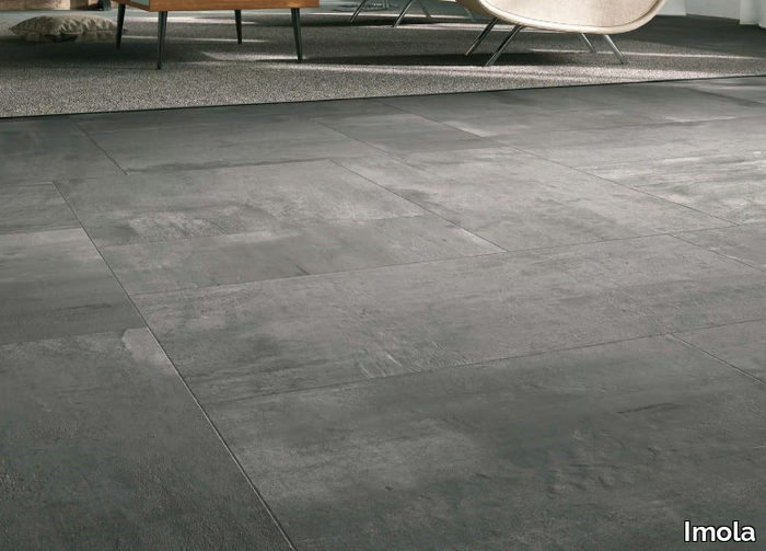 CREATIVE CONCRETE G - Porcelain stoneware wall/floor tiles with concrete effect _ Imola