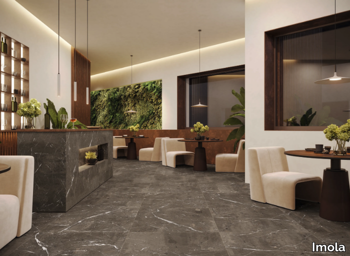 THE ROCK - BRECCIA IMPERIALE - Full-body porcelain stoneware wall/floor tiles with stone effect _ Imola