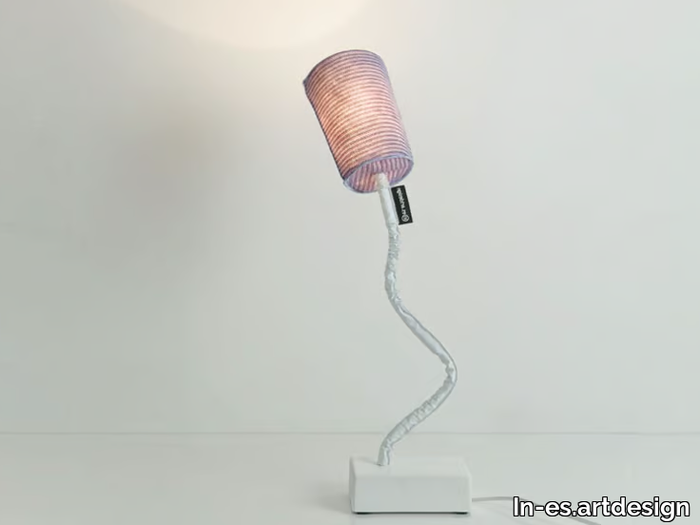 PAINT T STRIPE - Adjustable wool table lamp _ In-es.artdesign