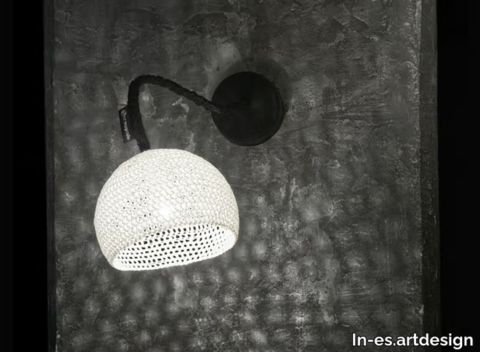 TRAMA A1 - Adjustable wool wall light _ In-es.artdesign