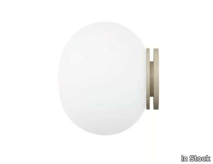 FLOS - MINI GLO-BALL CW MIRROR - Opal glass Mirror lamp _ In Stock