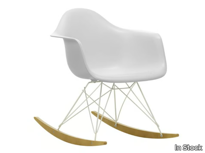 VITRA - RAR SEA WHITE - Rocking polypropylene chair with armrests _ In Stock