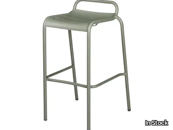 FERMOB - LUXEMBOURG - Stackable high aluminium stool _ In Stock